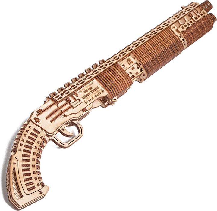Produktbild Wood Trick Shotgun SG-12 - Schrotflinte - Holzbausatz
