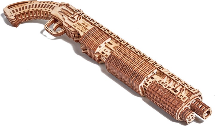 Produktbild Wood Trick Shotgun SG-12 - Schrotflinte - Holzbausatz