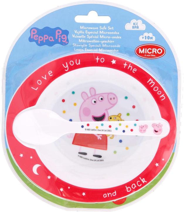 Actual product image Peppa Pig Love You - Tableware Set
