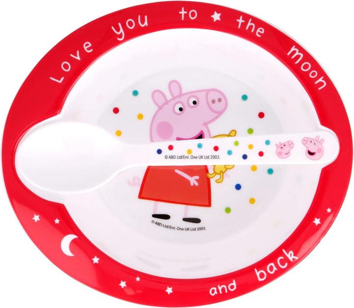 Actual product image Peppa Pig Love You - Tableware Set