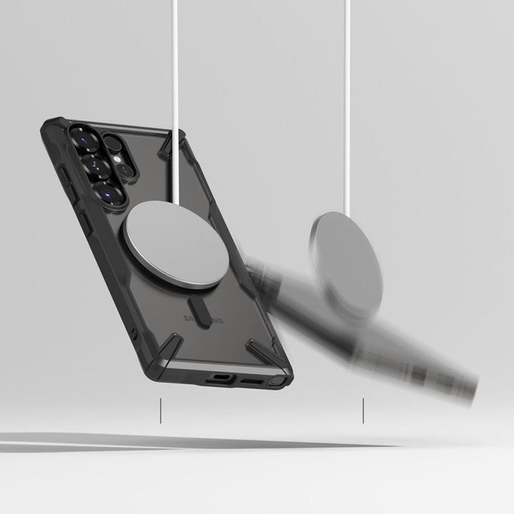 Produktbild Ringke Fusion X MagSafe Case for Samsung Galaxy S25 Ultra - Black (Samsung Galaxy S25 Ultra)