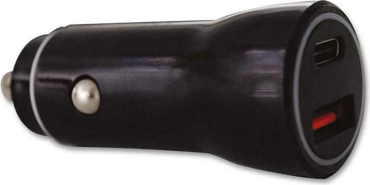 IWH Dual USB-C car charger plug 2.1A Load capacity current max.=2.1 A