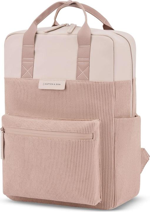 Image du produit Kapten & Son Laptoprugzak / Rugtas / Schooltas 15 Inch Vegan Bergen Pro Cord Dusty Roze (15 l)