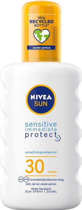 Actual product image NIVEA Sun Sensitive Protect (Sun spray, SPF 30, 200 ml)