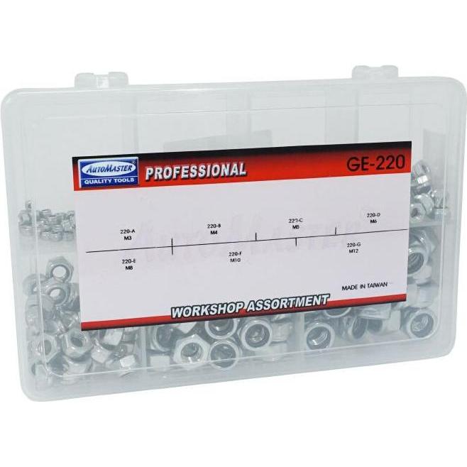 Thumbnail - P2R, Muttern + Unterlegscheiben, Nylstop