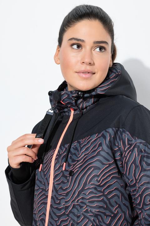Actual product image Ulla Popken Neon Ripple Performance Snow Coat (60)
