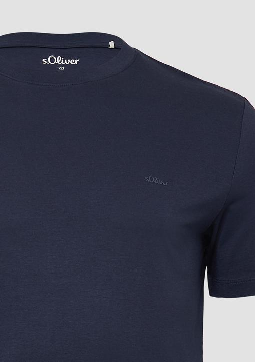 Produktbild S.Oliver T-Shirt T-Shirt mit Crew Neck und Label-Print (XXL)