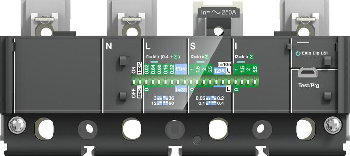 Produktbild ABB Elektr.-Ausl. EkiP LSI In 160A XT4 4P Zub. f. Leistungsschalter XT4 1SDA067531R0001