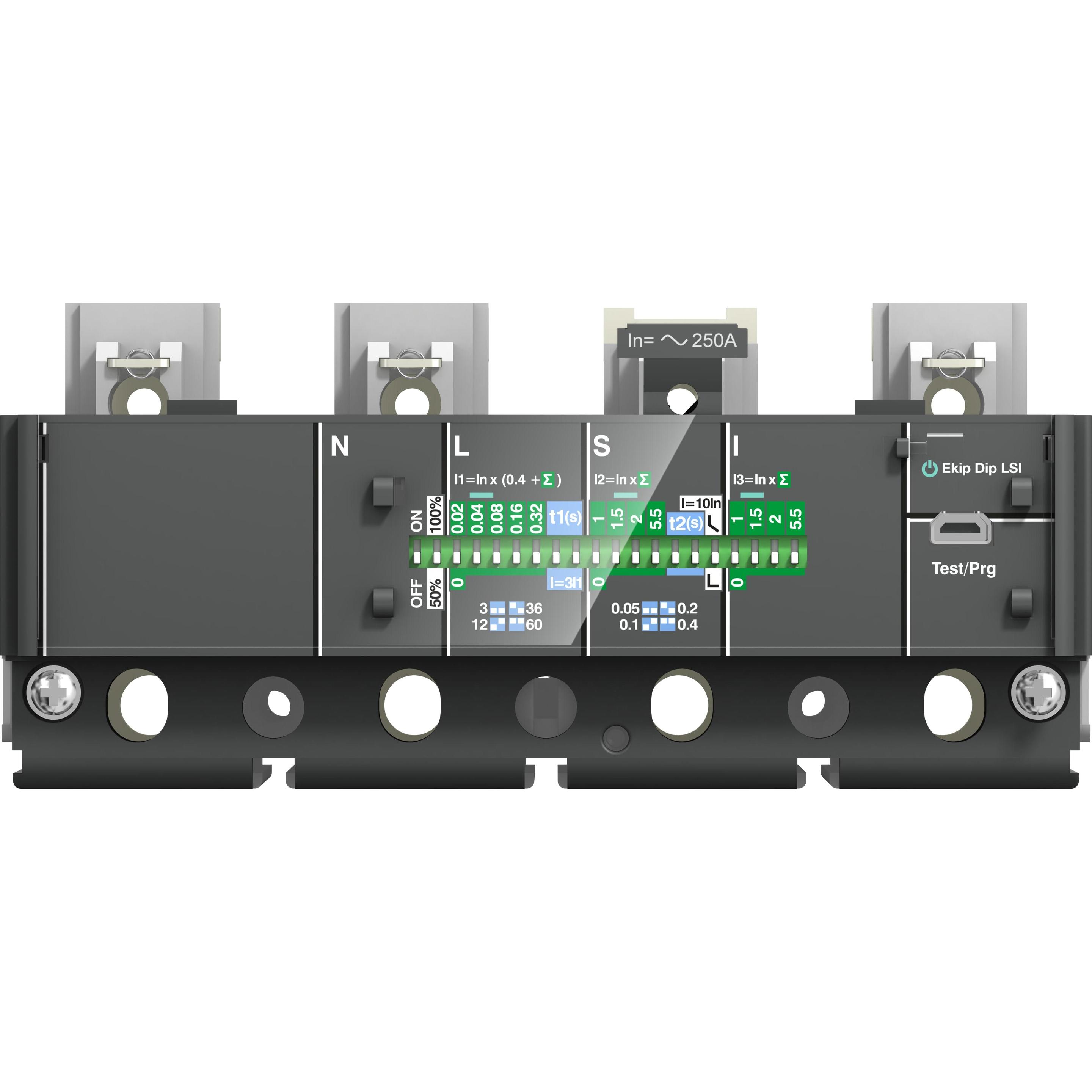 ABB, Sicherung, Elektr.-Ausl. Ekip I In 63A XT4 4P Zub. f. Leistungsschalter XT4 1SDA067524R0001 (63 A)