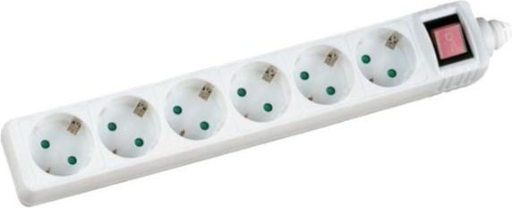 Actual product image InLine socket strip (6x, CEE 7/3, 3 m)