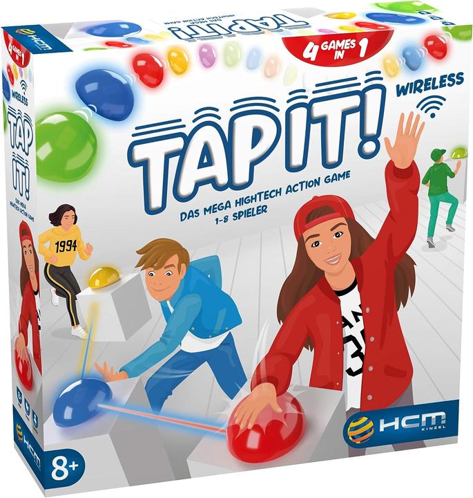 Immagine prodotto HCM Kinzel HCM55153 - Tap It, gioco per bambini, per 1-8 giocatori, dai 6 anni in su (Tedesco)