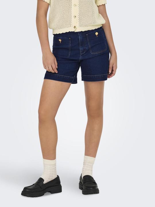 Immagine prodotto Only ONLMADELINE Hohe Taille Normal geschnitten Jeans-Shorts Jeans-Shorts (XS)