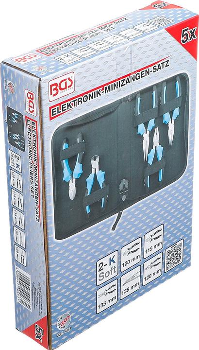 Produktbild Knipex Flachrundzange mit Schneide (200 mm)