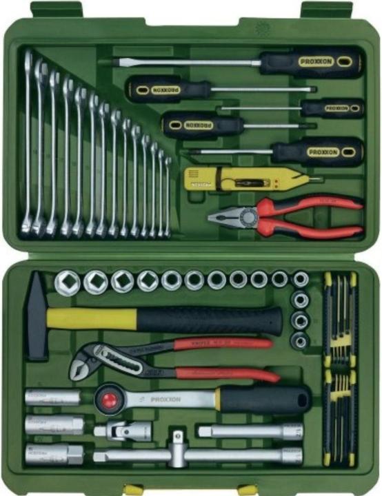 Actual product image Proxxon Car and universal tool case (47 pieces)