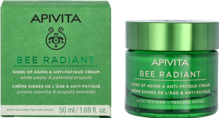 Immagine prodotto Apivita Bee Radiant Signs Of Aging Crema Anti-Fatica Texture Ricca 50ml (50 ml, Crema da giorno)