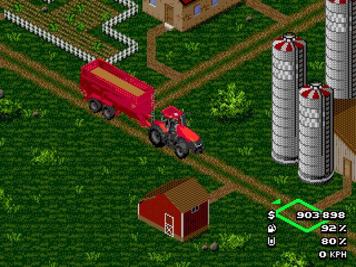 Image du produit Giants Software Landwirtschafts Simulator Megadrive 16Bit Schwarz auch Sega Genesis und PC (Emulator inklusive) (PC)