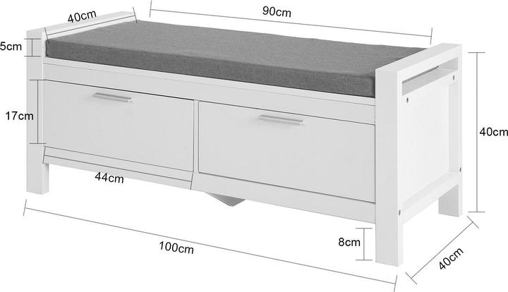 Produktbild SoBuy Jaxon (100 x 40 x 40 cm)