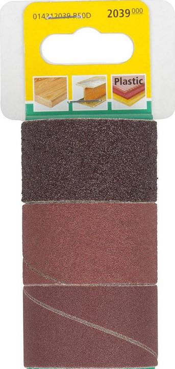 Produktbild wolfcraft 1 Schleifbänder-Set 3-tlg. ø45mm (150, 50, 80)