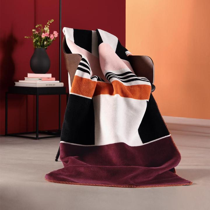 Produktbild Villeroy & Boch Wohndecke MEMPHIS Schwarz/Weiss (150 x 200 cm)