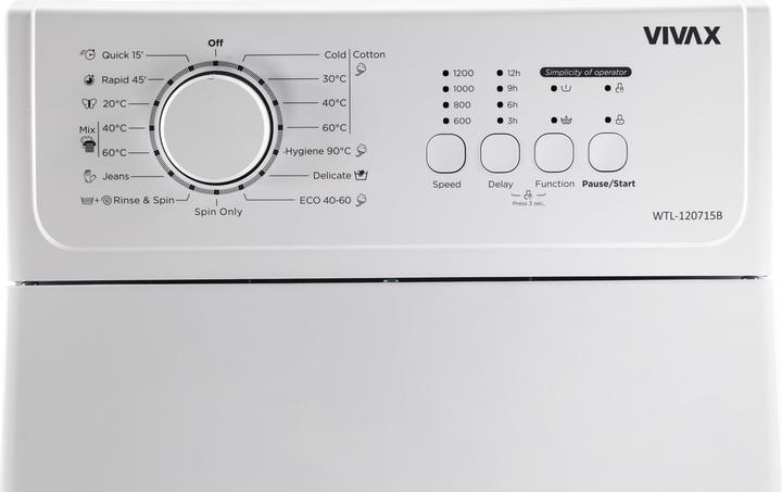 Immagine prodotto Vivax WTL-120715CB (7 kg, Verso l'alto)