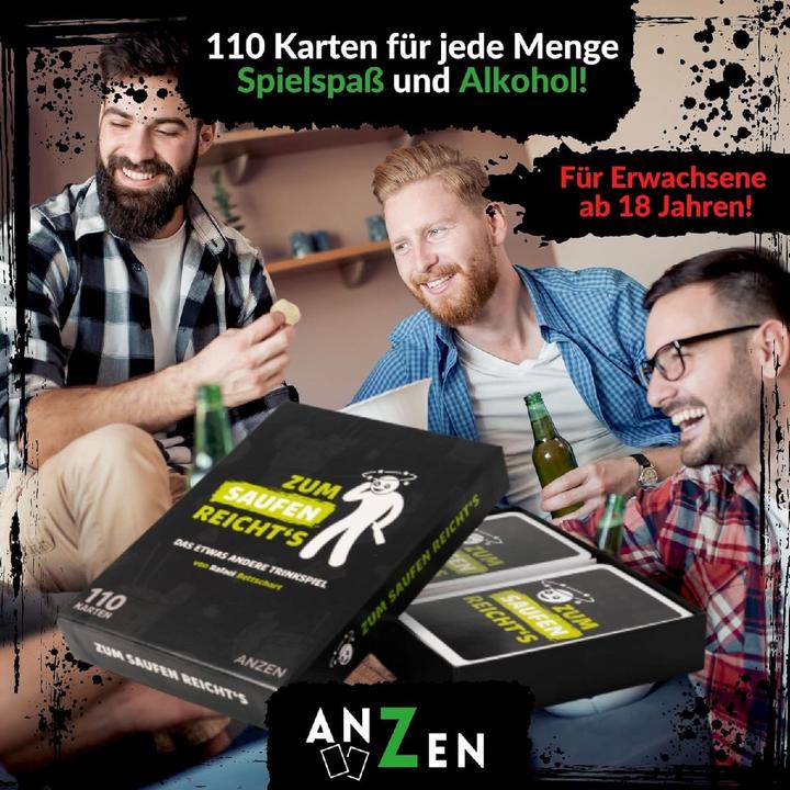 Actual product image Anzen Spiele Enough To Drink (2 - 8 Players)
