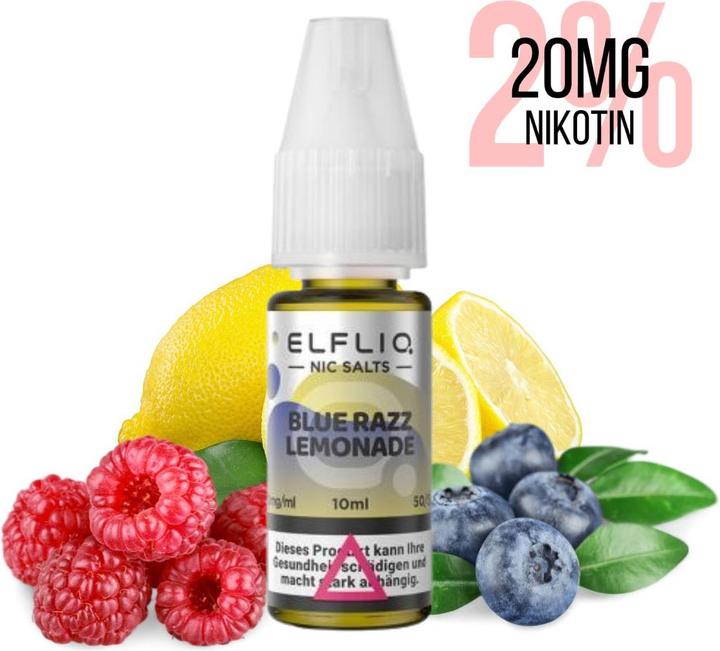 Actual product image Elfbar Elfliq (Bilberry, Raspberry)