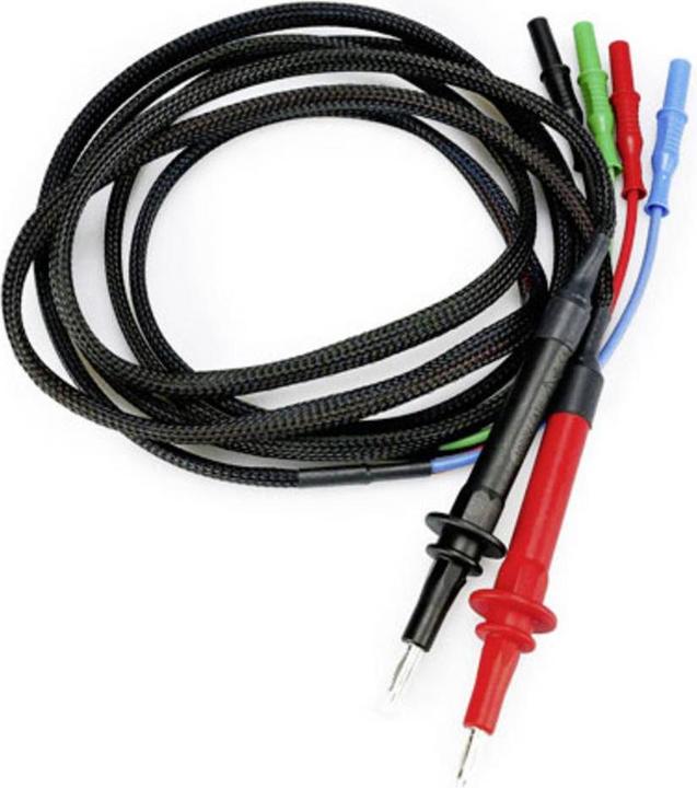 HT Instruments KIT Kelvin Bananenstecker Bananenbuchse, Buchse 4 mm, Steckanschluss 4mm Grün