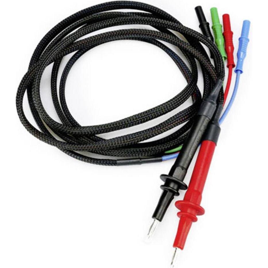 HT Instruments, Linea di misura, KIT Kelvin Spina a banana Presa a banana, Presa 4mm, Plug-in 4mm Verde