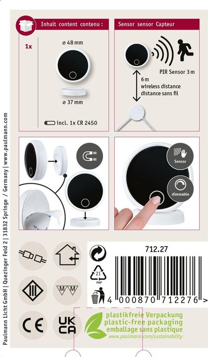 Produktbild Paulmann MaxLED Wireless Touch Sensor Extension