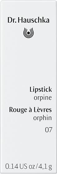 Nährwerte und Zutaten Dr. Hauschka Lipstick 07 orpine 4.1 g (07 Orpine)