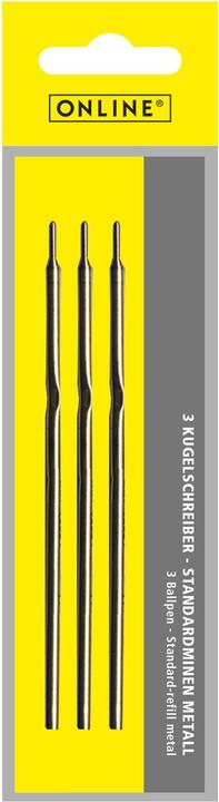 Actual product image Online Ballpoint pen refills Standard (Black, 1 mm, 3 pcs.)
