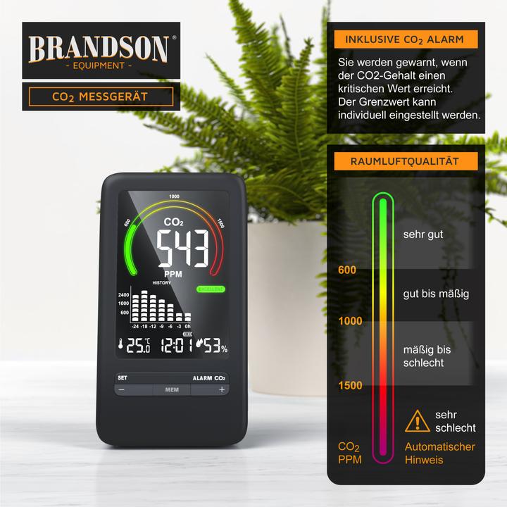 Produktbild Brandson CO2 Messgerät