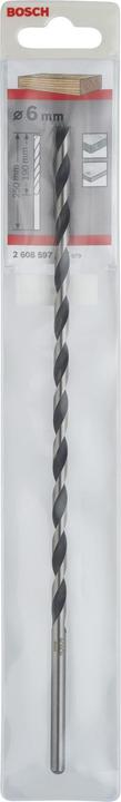 Produktbild Bosch Professional Zubehör Maschinenholzbohrer, M-Spitze 6 x 250 mm, d 6 mm (6 mm)