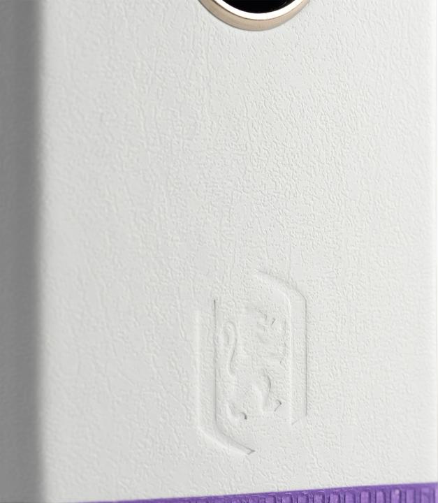 Produktbild Elba Ordner myColour, Rückenbreite: 80 mm, weiss-violett DIN A4, Einband aussen (A4, 80 mm, 1 Stück)