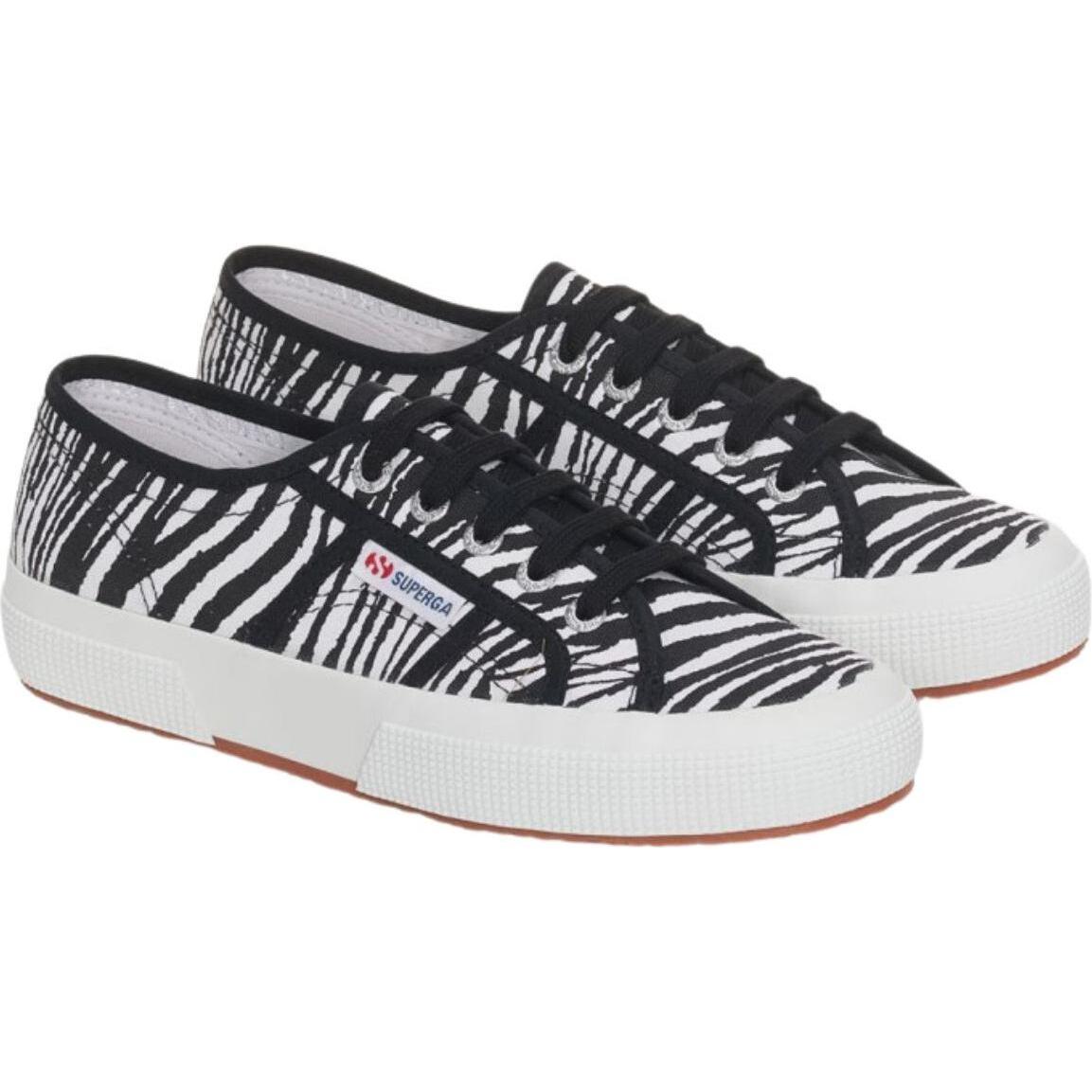 Thumbnail - Superga, Damen, Sneaker, Turnschuhe 2750 zebra print, Weiss, (38)