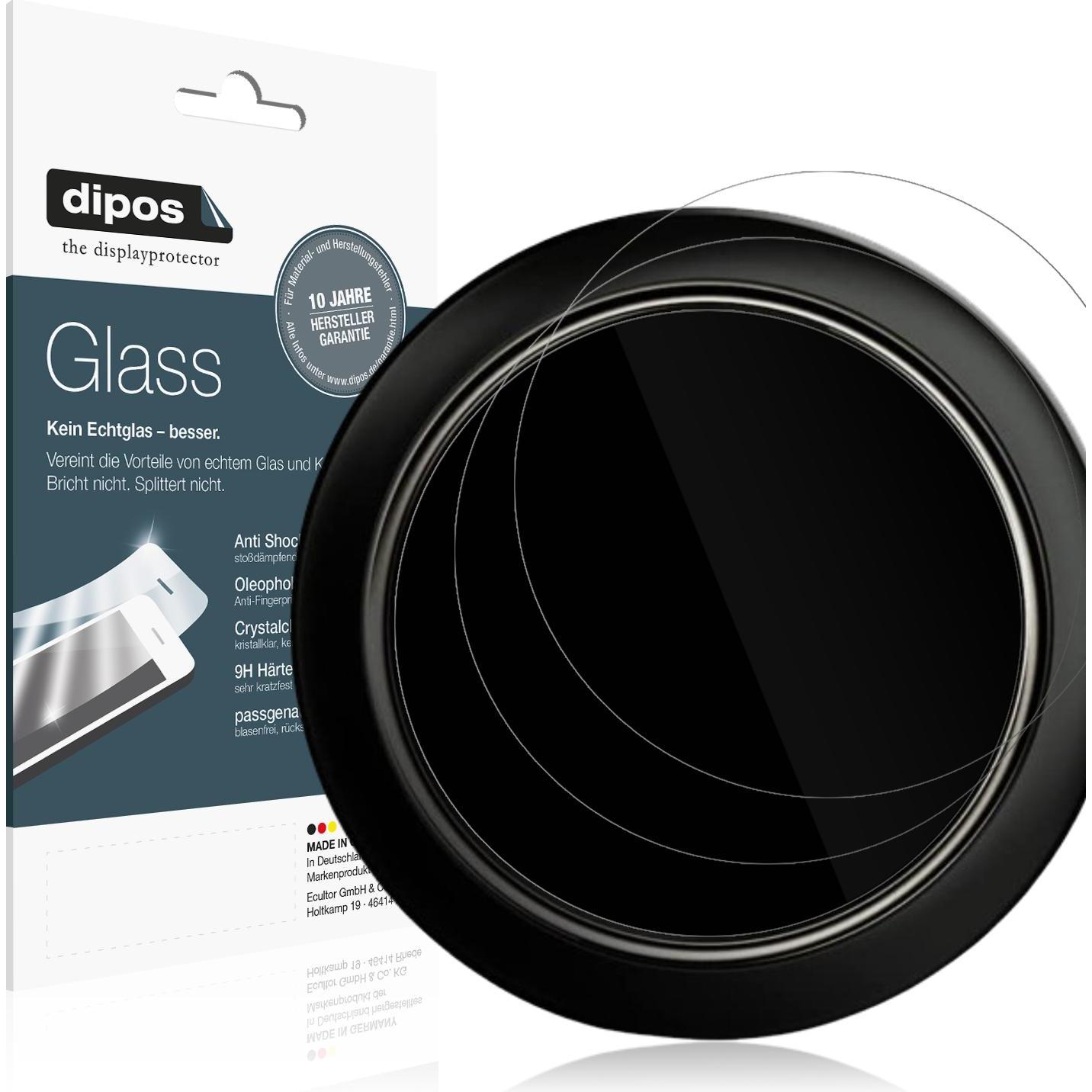 Dipos Anti-Shock Displayschutz 9H, Smartwatch Schutzfolie, Transparent