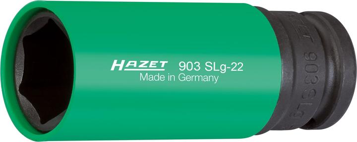 Produktbild HAZET Schlag-, Maschinenschrauber Steckschlüsseleinsatz ∙ Sechskant 903SLG-22 ∙ Vierkant12,5 mm (1/… (22 mm)
