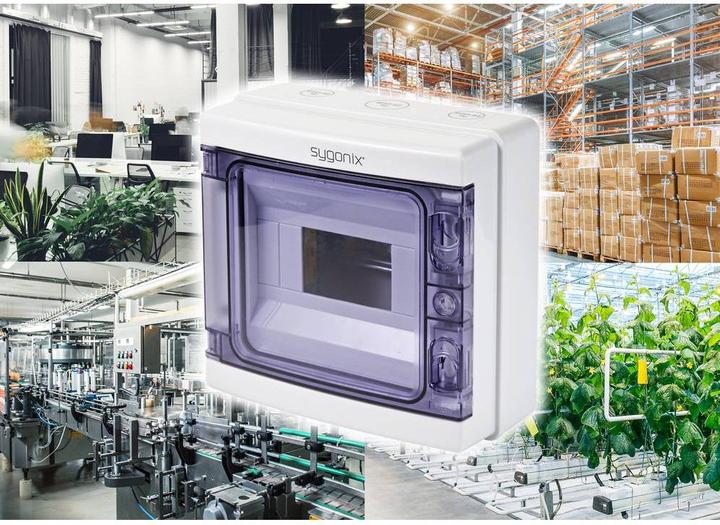 Produktbild Sygonix SY-5491854 Kleinverteiler Oberflächenmontage Anzahl Teilungen = 12 Anza