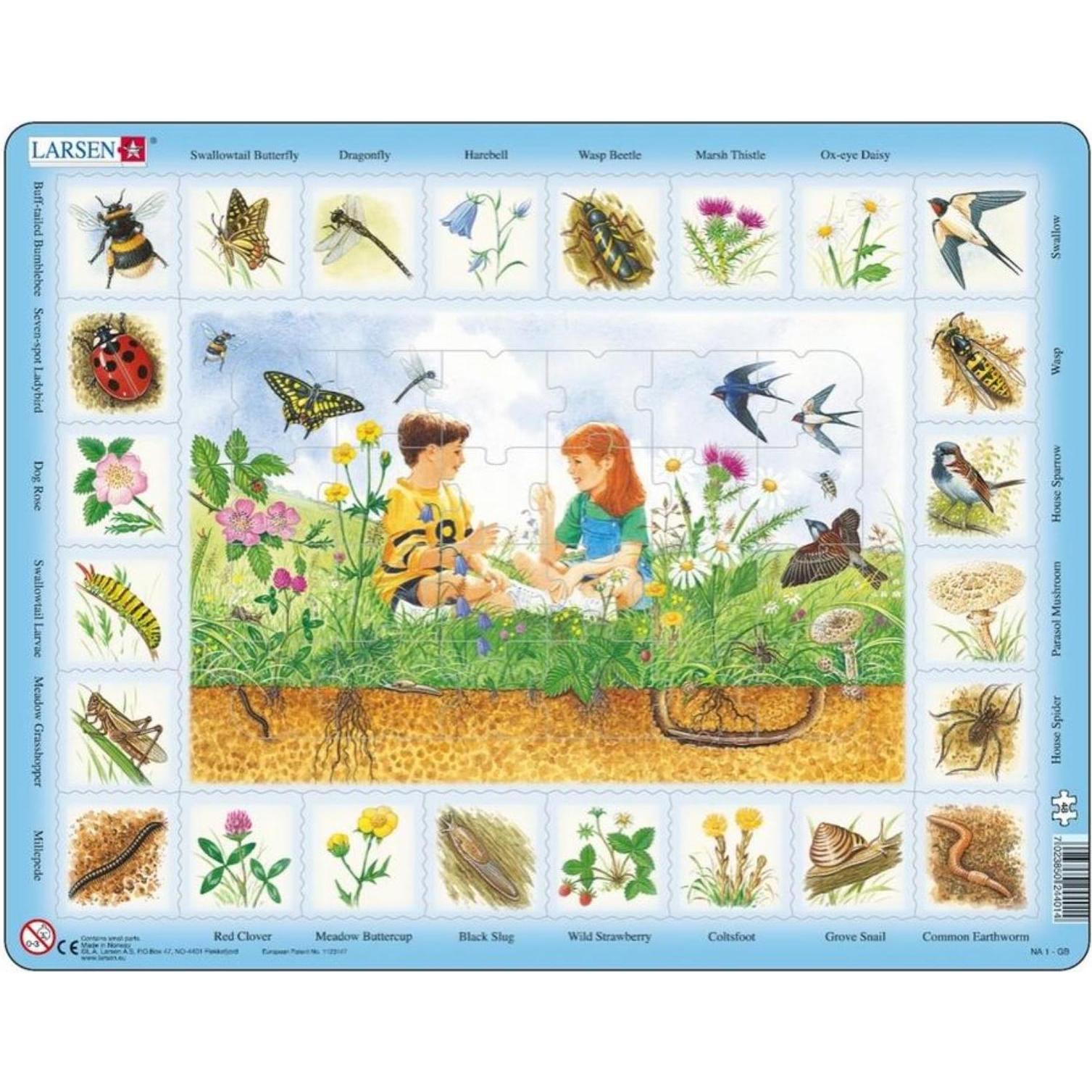 Larsen PUZ Puzzle - Field (engl) (48 Teile)