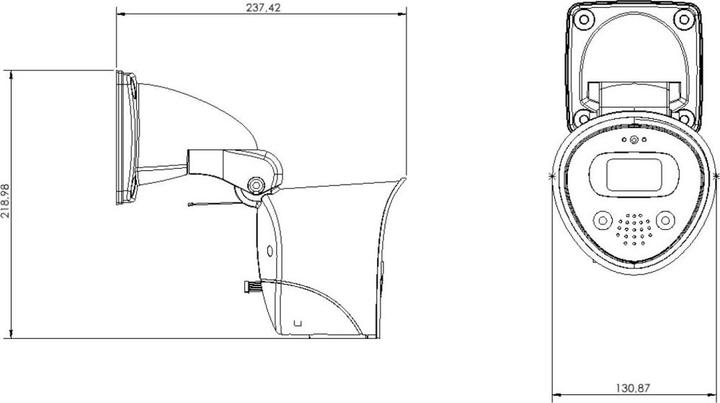 Produktbild Mobotix Mx-ONE-M1A-S-8DNWIDE M1A-S mit 4K DN Weitwinkel-Vario-Objektiv (3840 x 2160 Pixels)