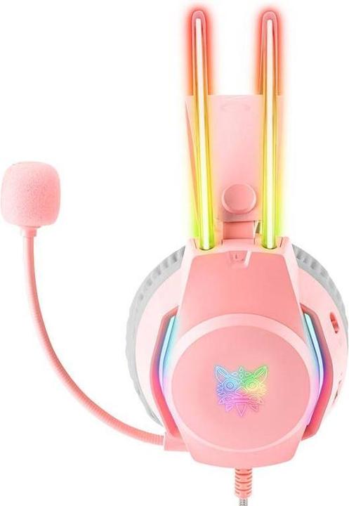 Actual product image Onikuma X26 Gaming Headphones (Wired) Pink (Cable)