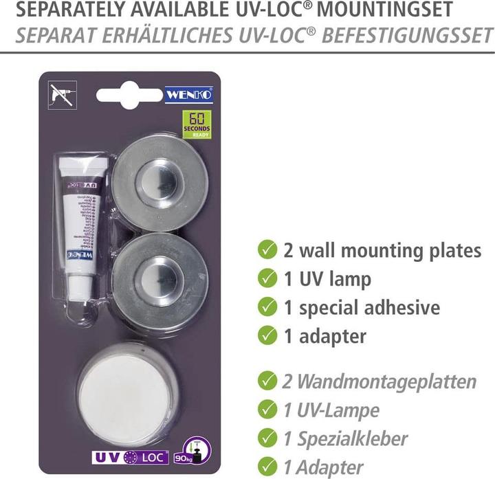 Produktbild Wenko Eckregal 2 Etagen Trestina (25 x 16.50 x 35 cm)