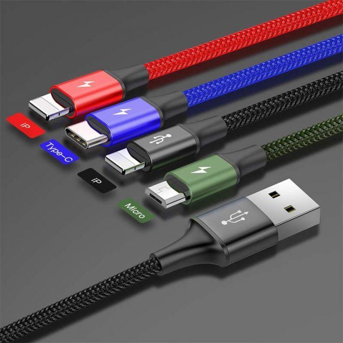 Productafbeelding Baseus 4in1 (1.20 m, USB 2.0)