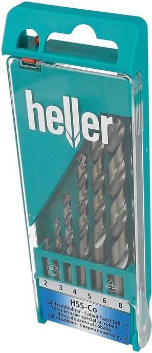 Produktbild Heller HSS Metall-Spiralbohrer-Set 6t (8 mm, 4 mm, 5 mm, 6 mm, 3 mm, 2 mm)