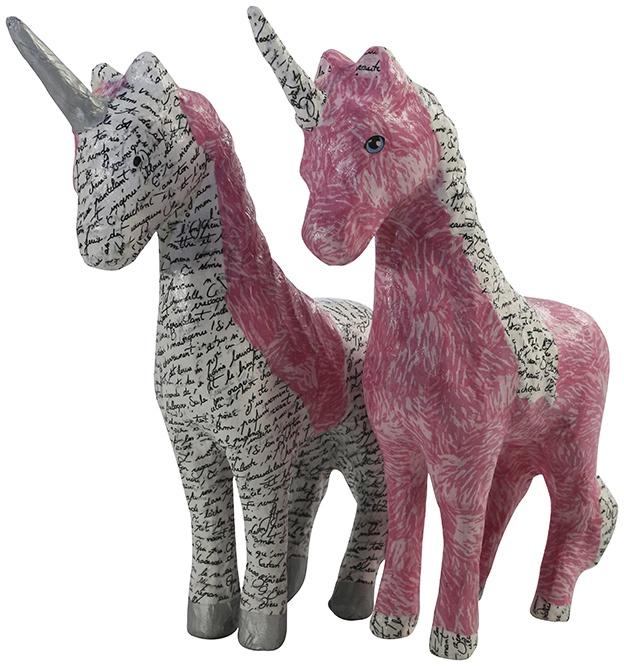 Actual product image Décopatch Cardboard figures 16 x 6 x 21 cm unicorn