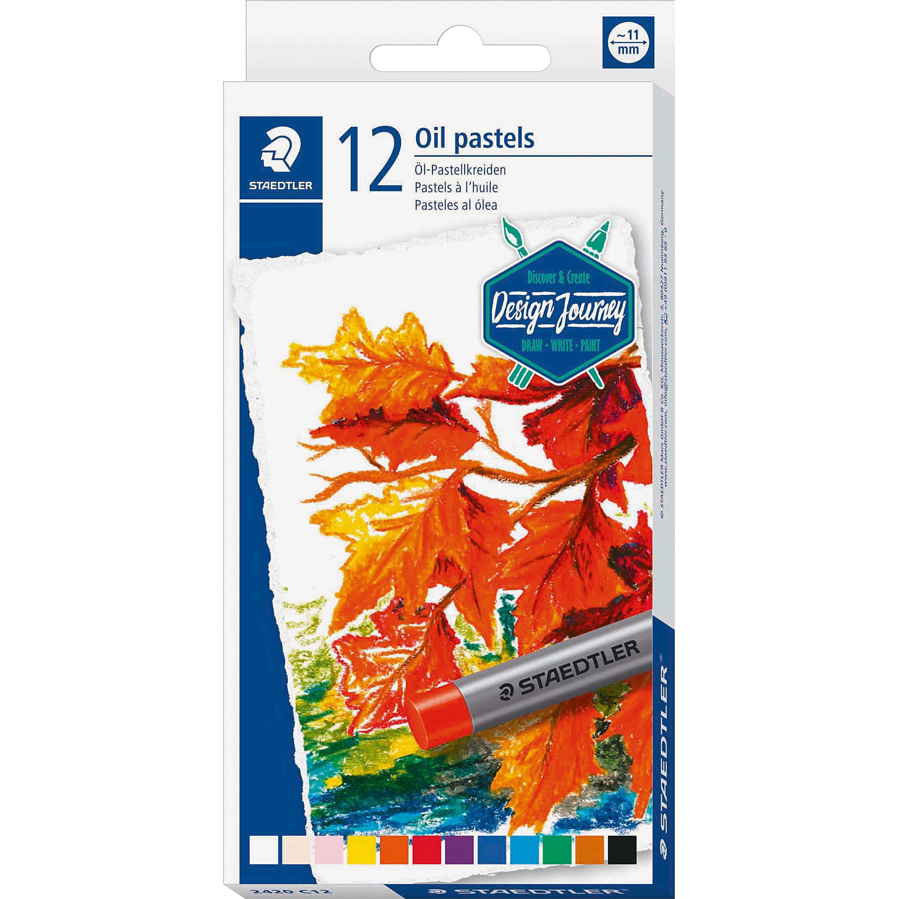 Thumbnail - Staedtler, Malstifte, 2420 Öl-Pastellkreide Kartonetui mit 12 Stück, sortiert (Sortiert, 1 x)