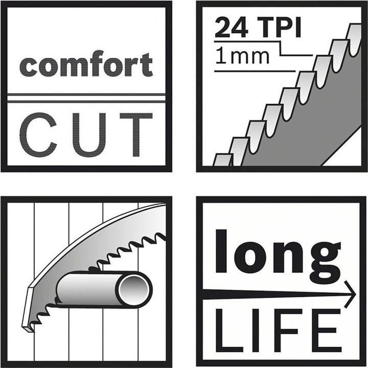 Produktbild Bosch Professional Zubehör Säbelsägeblatt S 1122 AF Flexible for Metal
