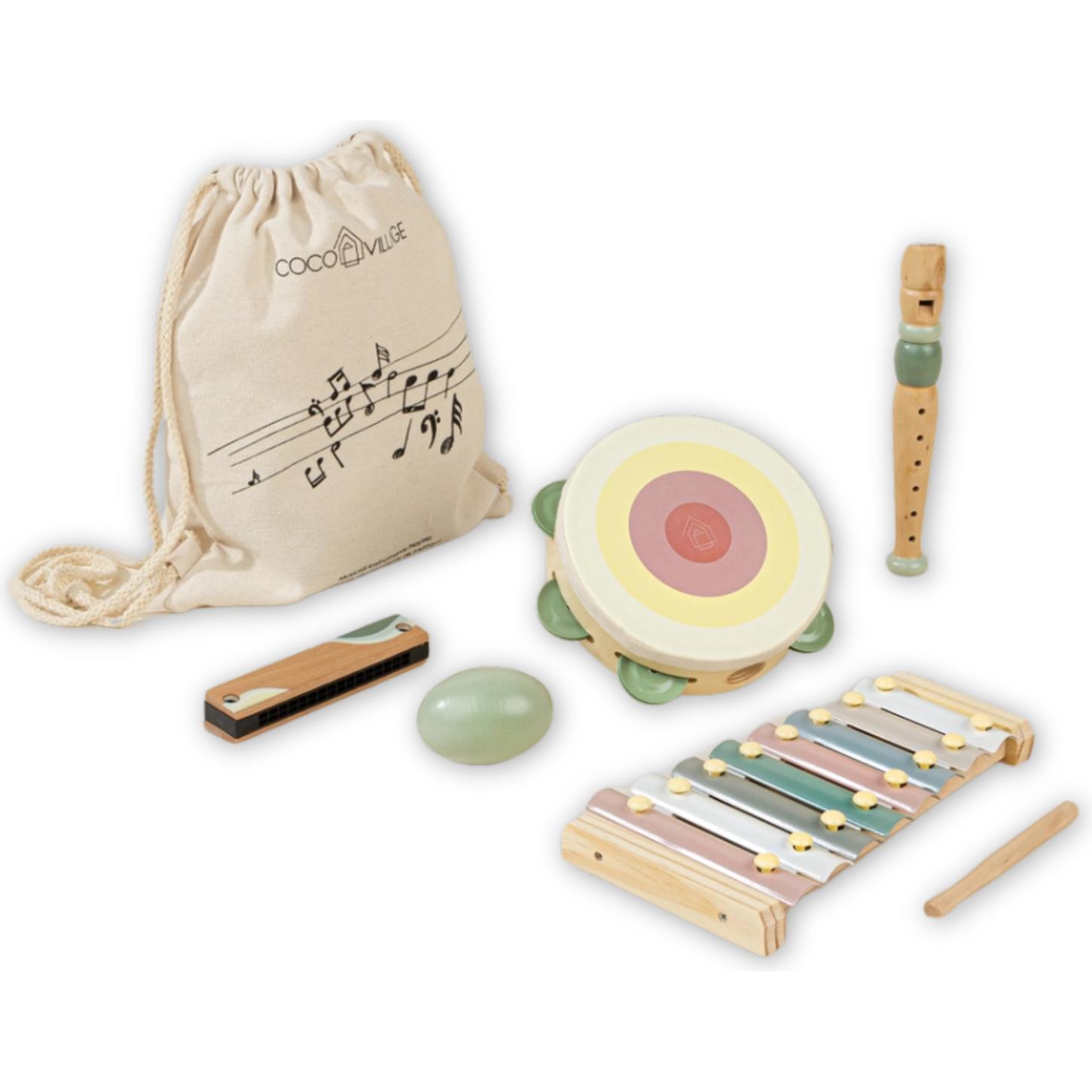 Coco Village Instruments de musique en bois – Jouet sensoriel et ...