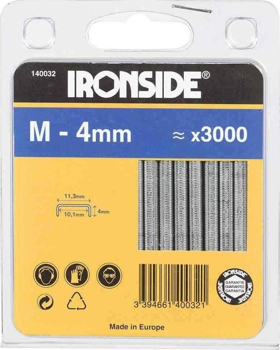 Image du produit Ironside Agrafe 4 mm, M (3000 x)