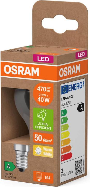 Produktbild Osram LED Classic P E14 (E14, 470 lm, 1x)
